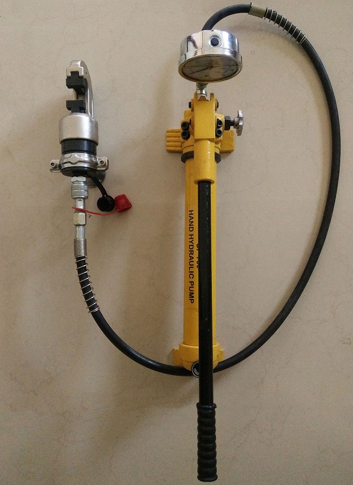 Hand Pump Crimping Tool-Double Connector